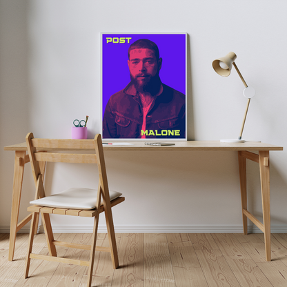 Post Malone Purp Art Print