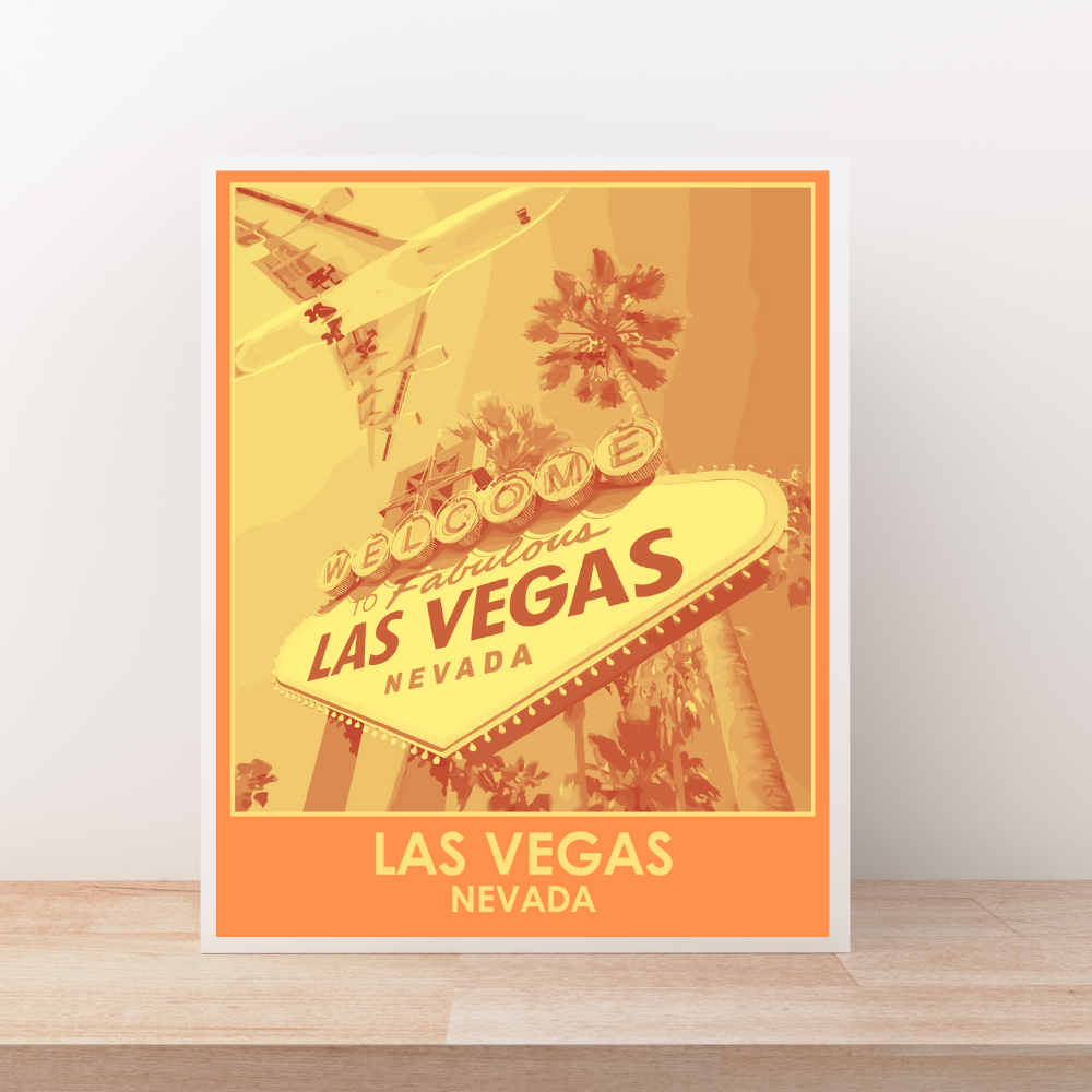 Las Vegas (City Series) Art Print