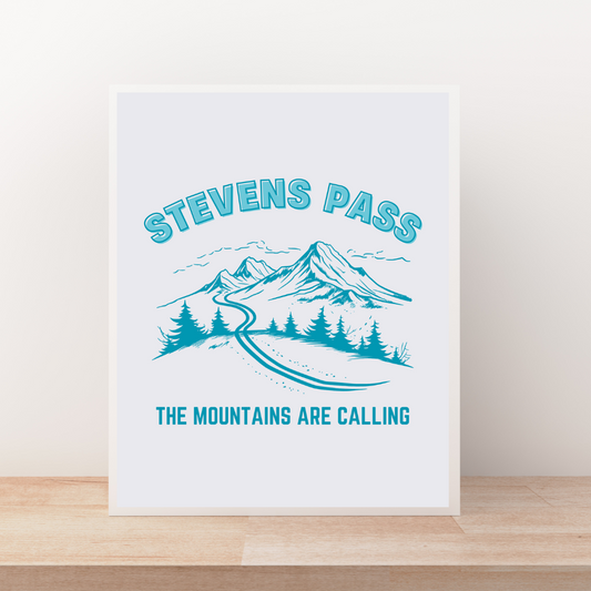 Stevens Pass Art Print