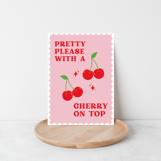Pretty Please Art Print