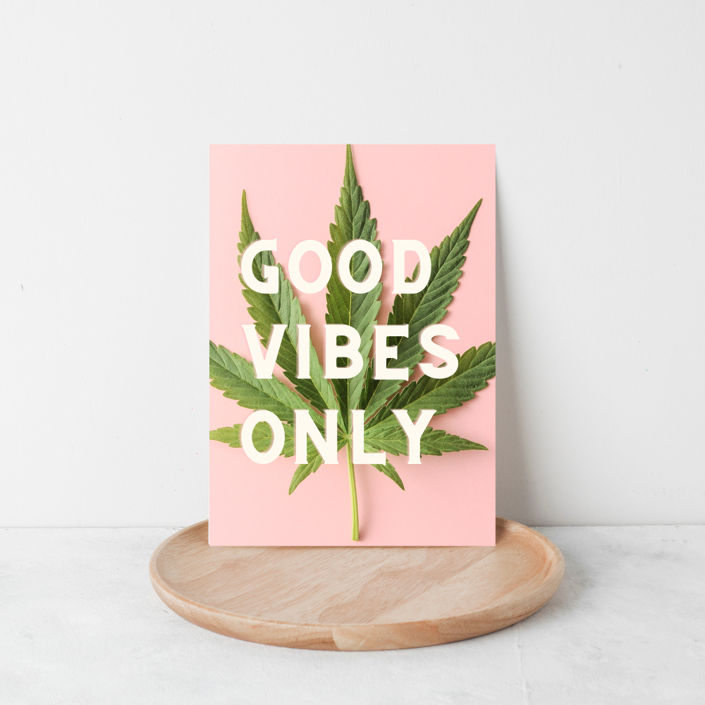 Good Vibes Only Art Print