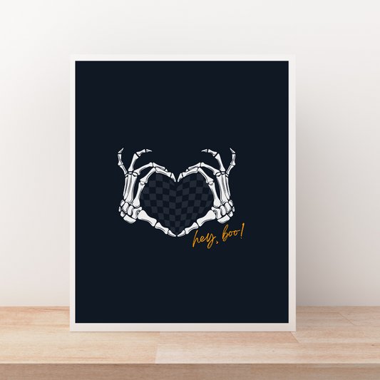 Hey Boo Art Print