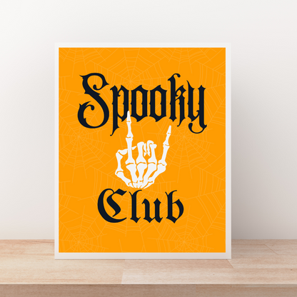 Spooky Club Art Print