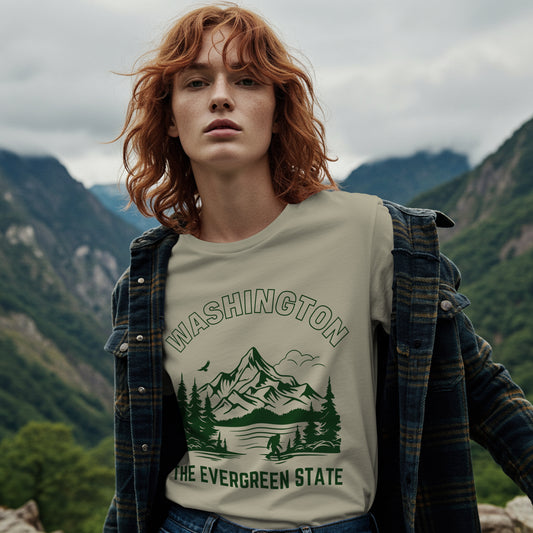 WA STATE Unisex Heavy Faded Tee