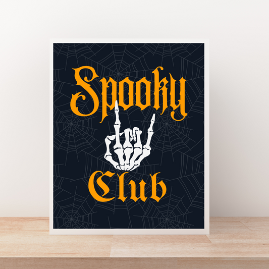 Spooky Club Art Print