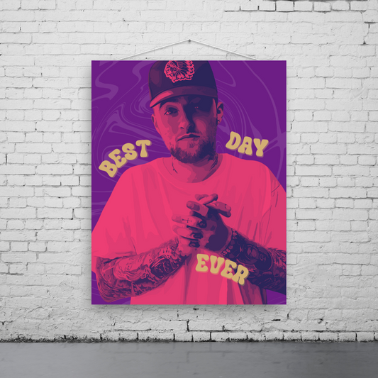 Mac Miller Best Day Ever Art Print