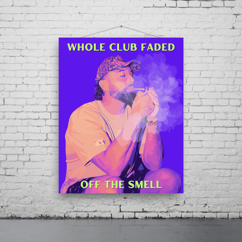 Mike. Faded Trippy Art Print