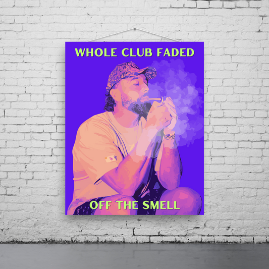 Mike. Faded Trippy Art Print