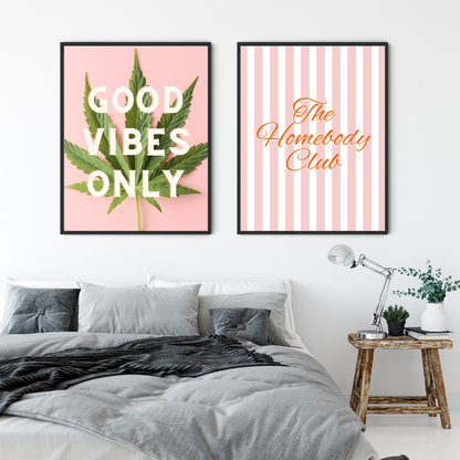 Good Vibes Only Art Print