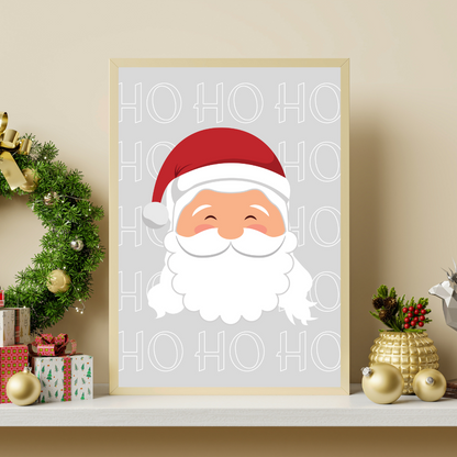 Santa Ho Ho Ho Art Print