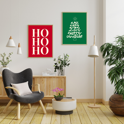 HO HO HO Art Print