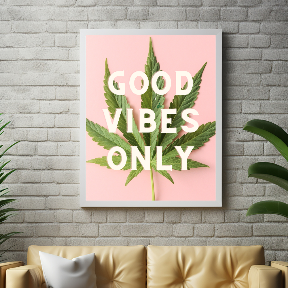 Good Vibes Only Art Print