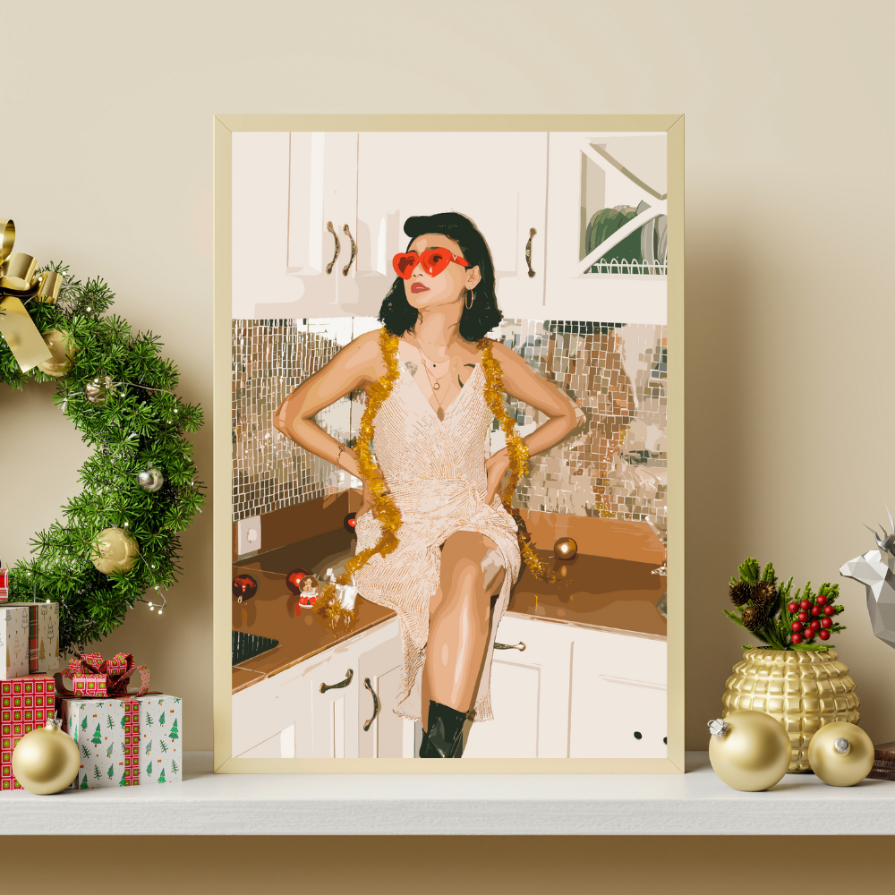 Holiday Vibes Art Print