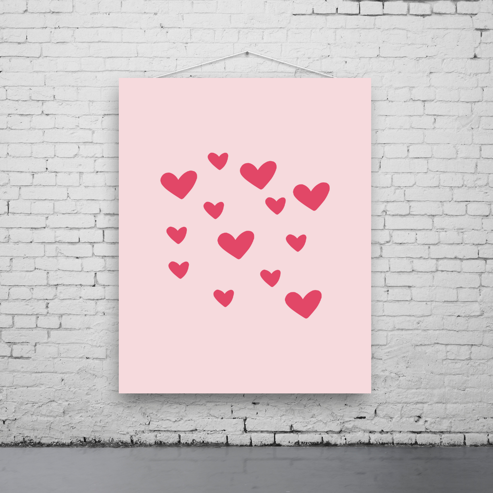 Heart Burst Art Print