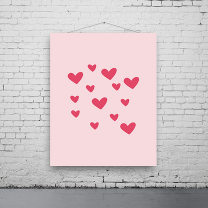 Heart Burst Art Print