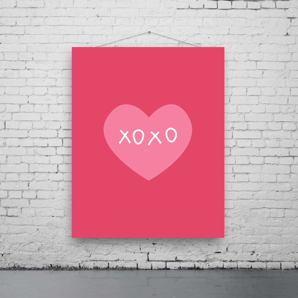 XOXO Art Print