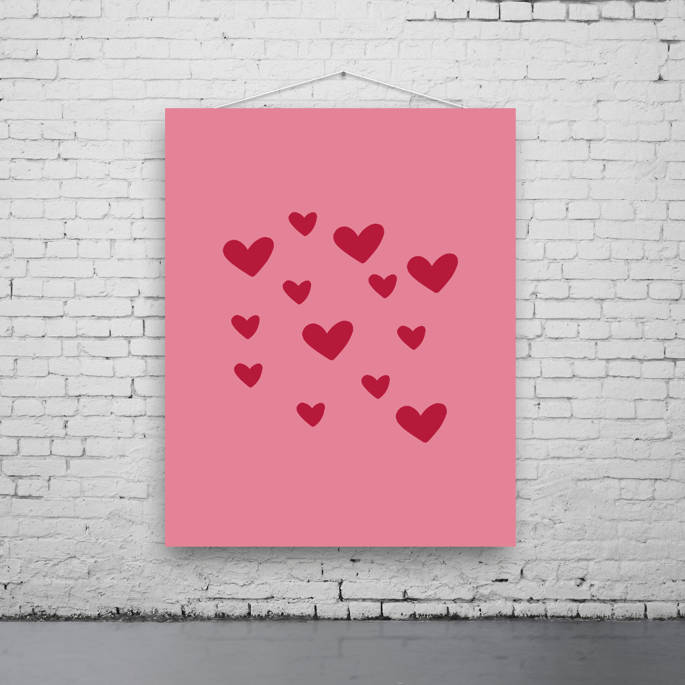 Heart Burst Art Print