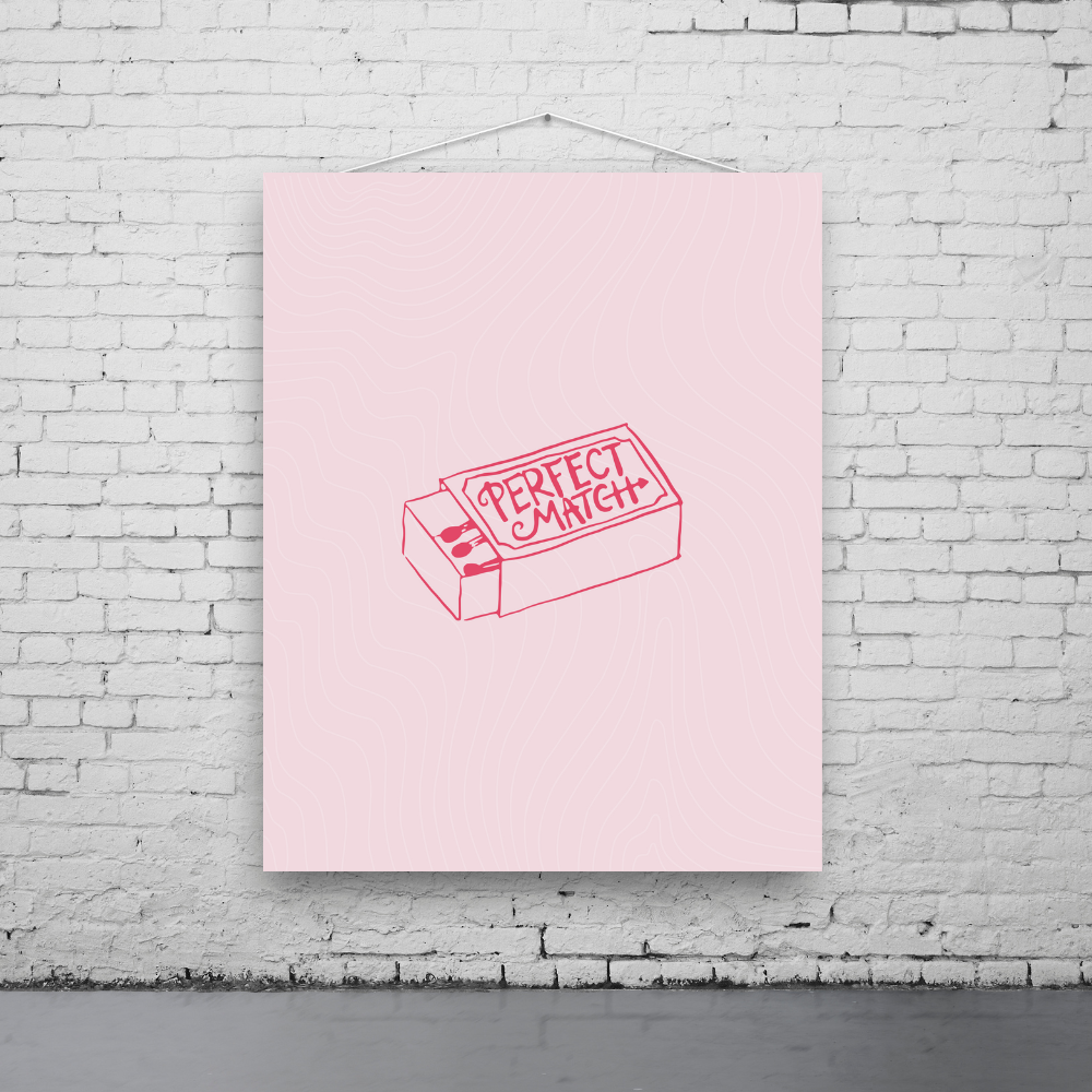 Perfect Match Art Print