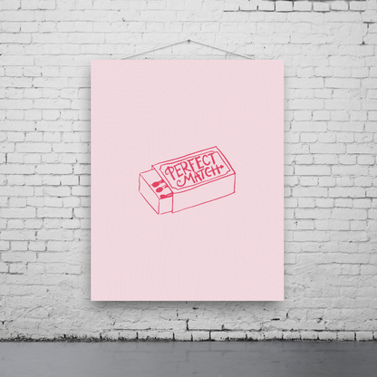 Perfect Match Art Print