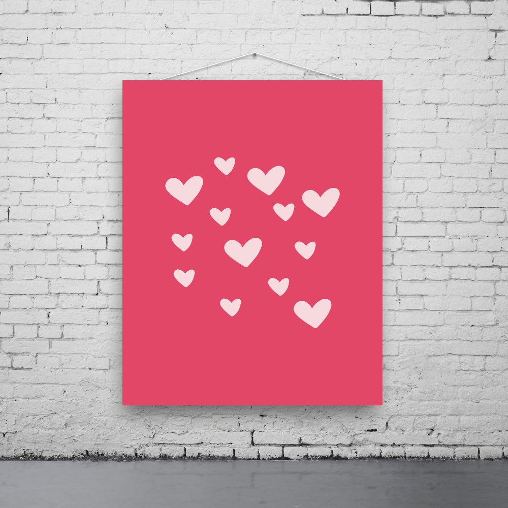 Heart Burst Art Print