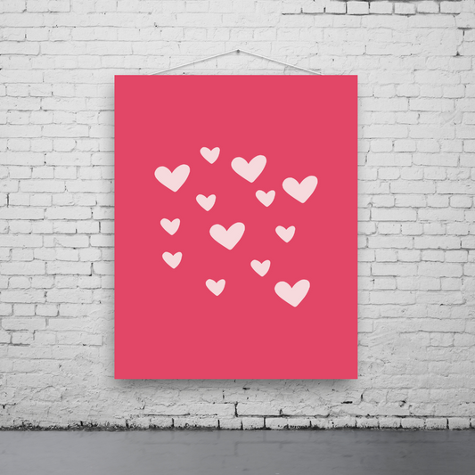 Heart Burst Art Print