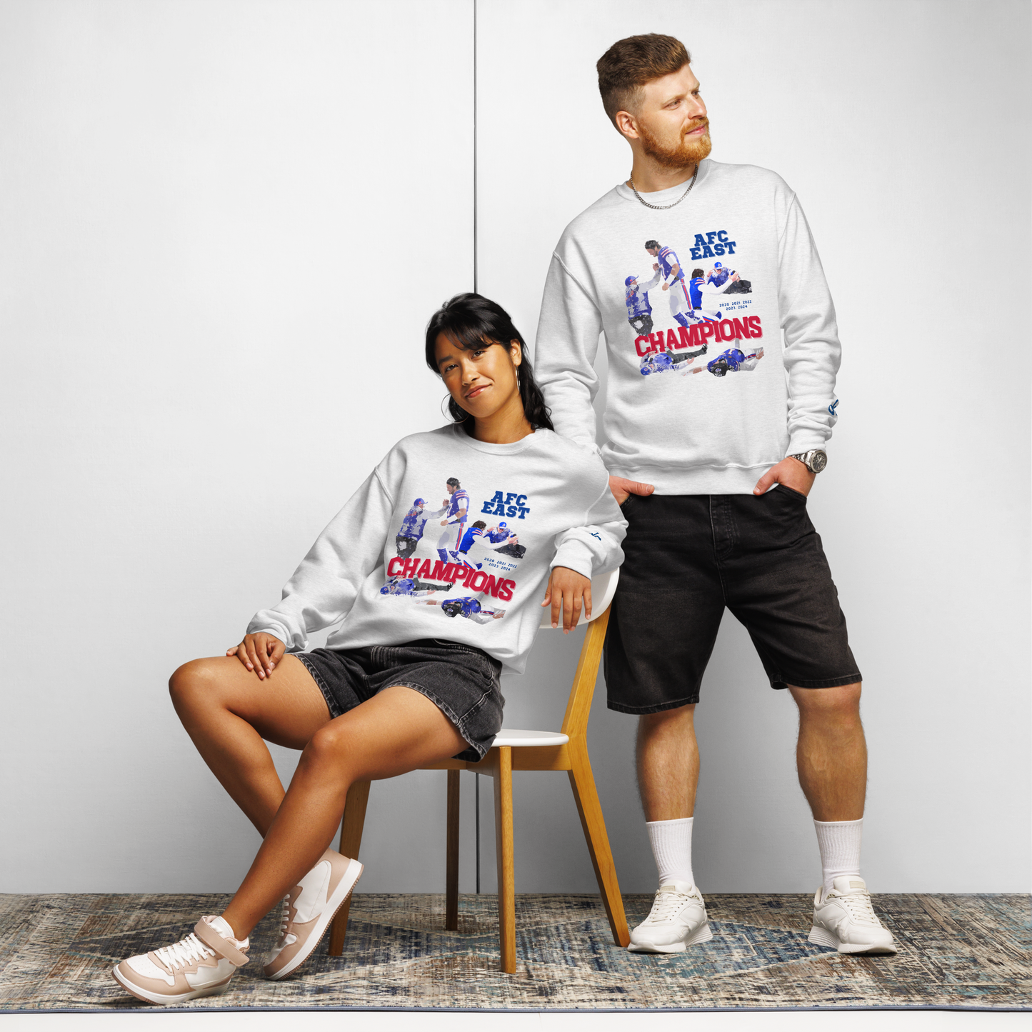 AFC East Champs Five Years Unisex Crewneck