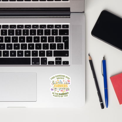 Grows Flowers Sticker