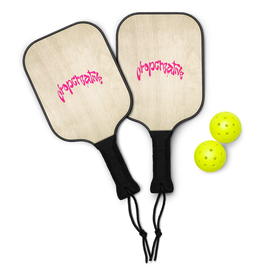 dropcreative Logo Pickleball Paddle Set