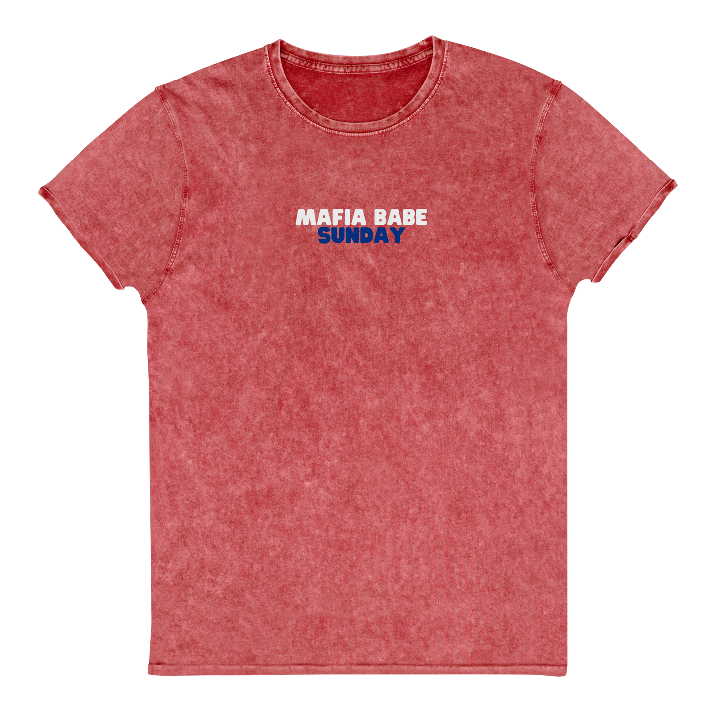 Mafia Babe Sunday Denim Wash Tee